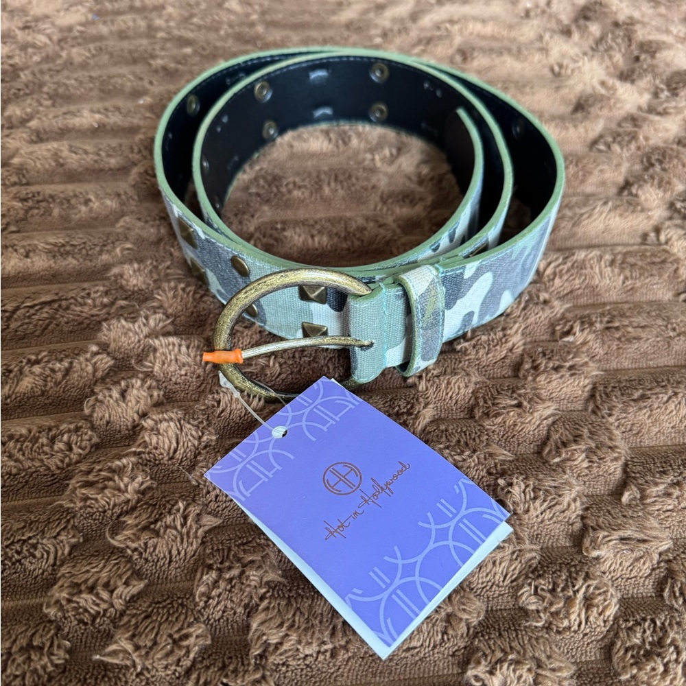 Camouflage Green Belt by Hot in Hollywood